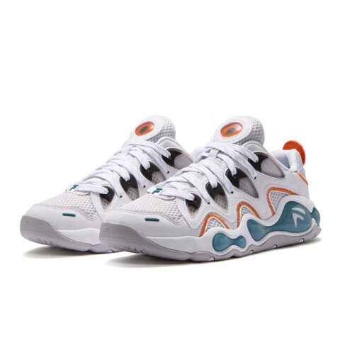FILA FUSION VERTICAL Crack Shoes Low top Vintage Basketball Shoes Men’s White Gray