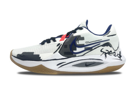 Nike Precision 6 Slip Resistant Abrasion Resistant Low top Basketball Shoes Men’s Black White