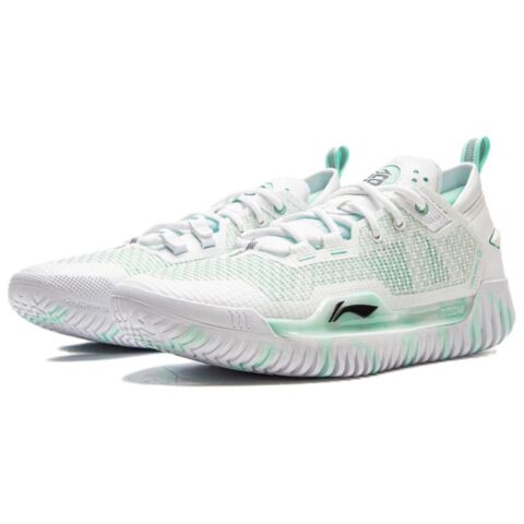 Li Ning BadFive 3 Low Cushioning, Wear Resistant Low top Basketball Shoes Men’s Standard White