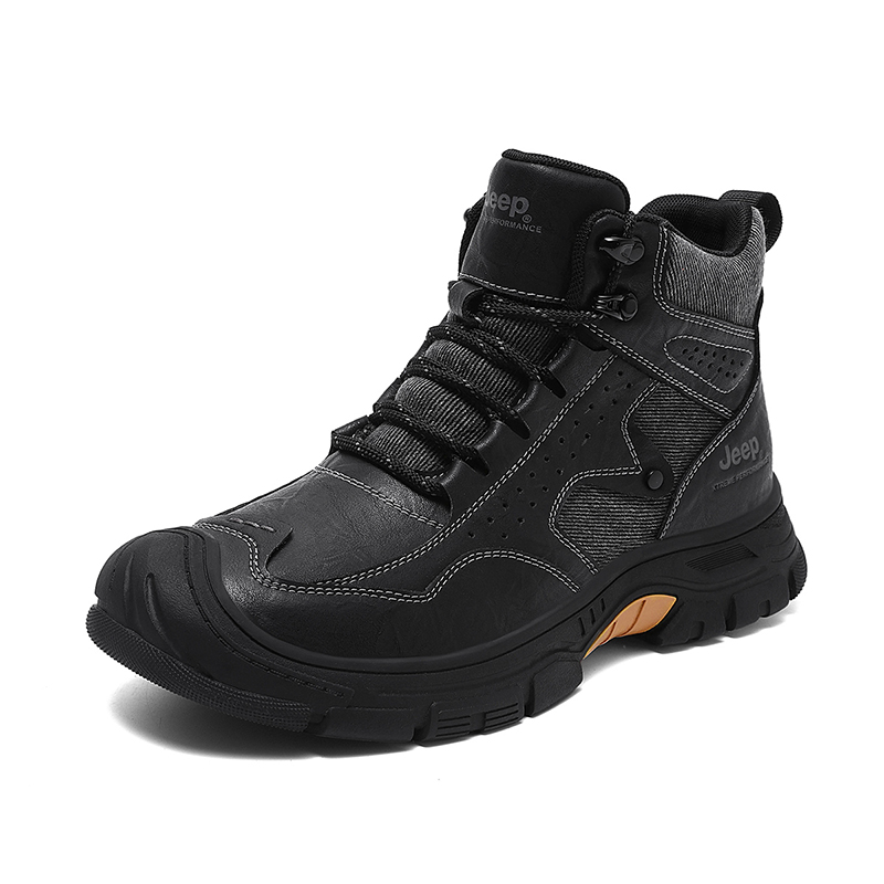 Jeep High top Mountaineering Shoes Men’s Black