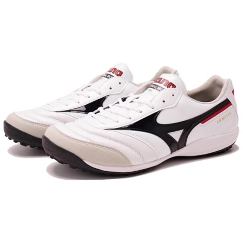 Mizuno MORELIA SALA TF Turf Artificial Turf Soccer Shoes Men’s White