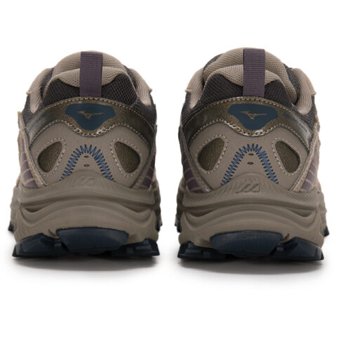 Mizuno Racer Trail Cushioning Breathable Lightweight Running Shoes Unisex Gray