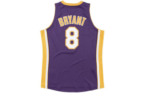 Mitchell Ness Basketball Jersey Unisex Purple