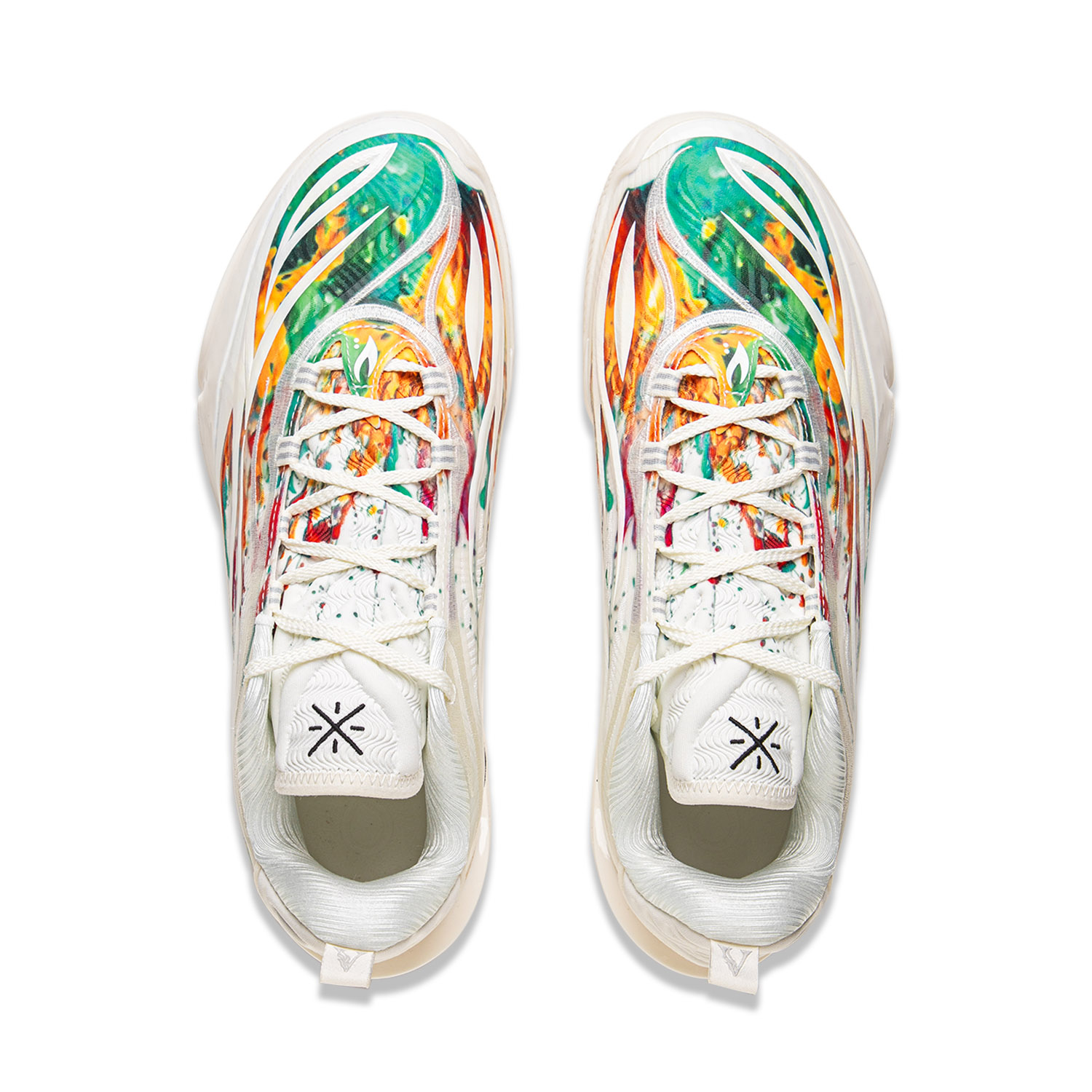 Li Ning Wade 808 5Ultra V2 Low top Basketball Shoes Men’s Champagne White