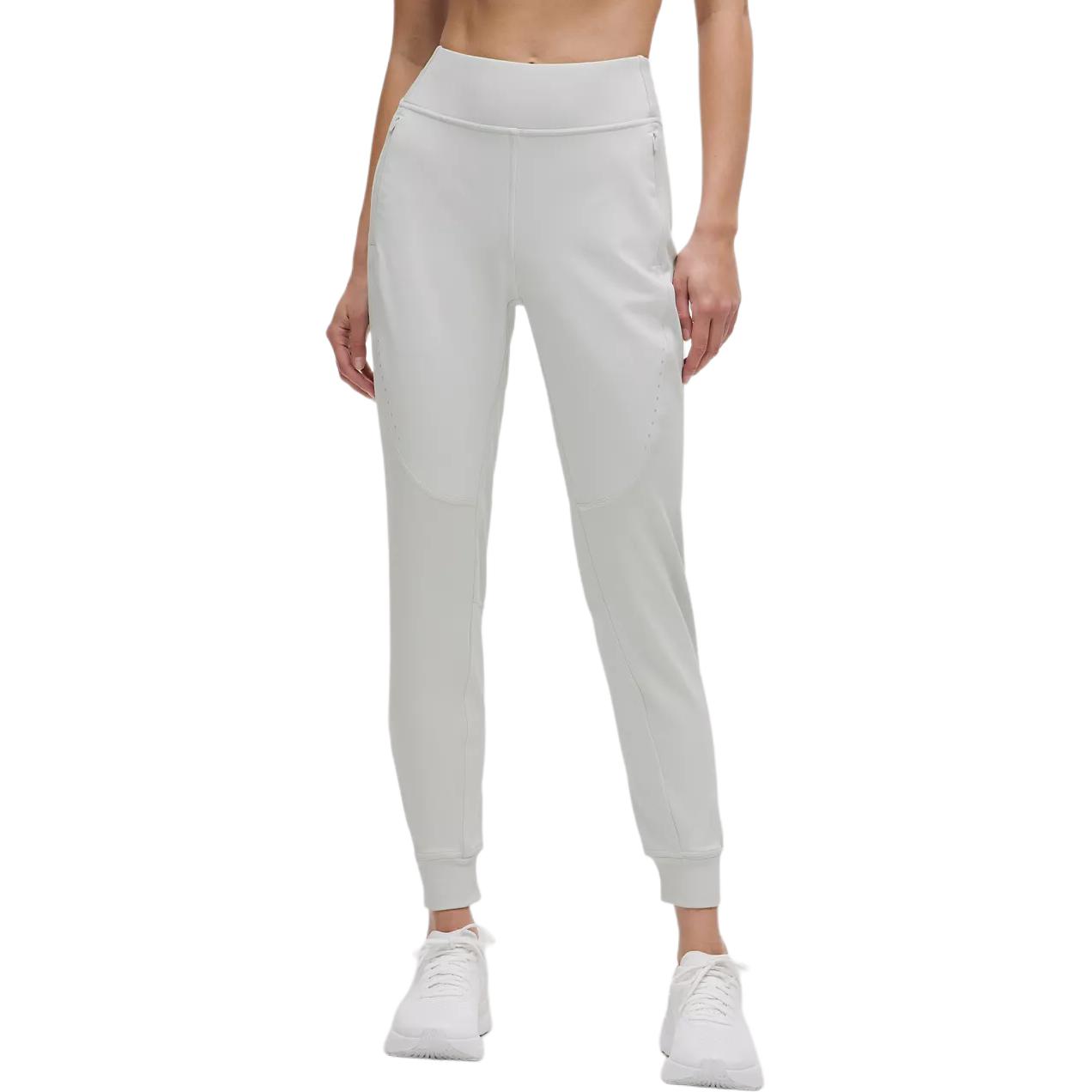 Lululemon High Rise Cold Weather Running Jogger Full Length Sports Pants Women’s Steam Smoke