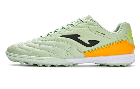 Joma Comfortable Round Toe TF Turf Slip Resistant Abrasion Resistant Soccer Shoes Men's Light Green