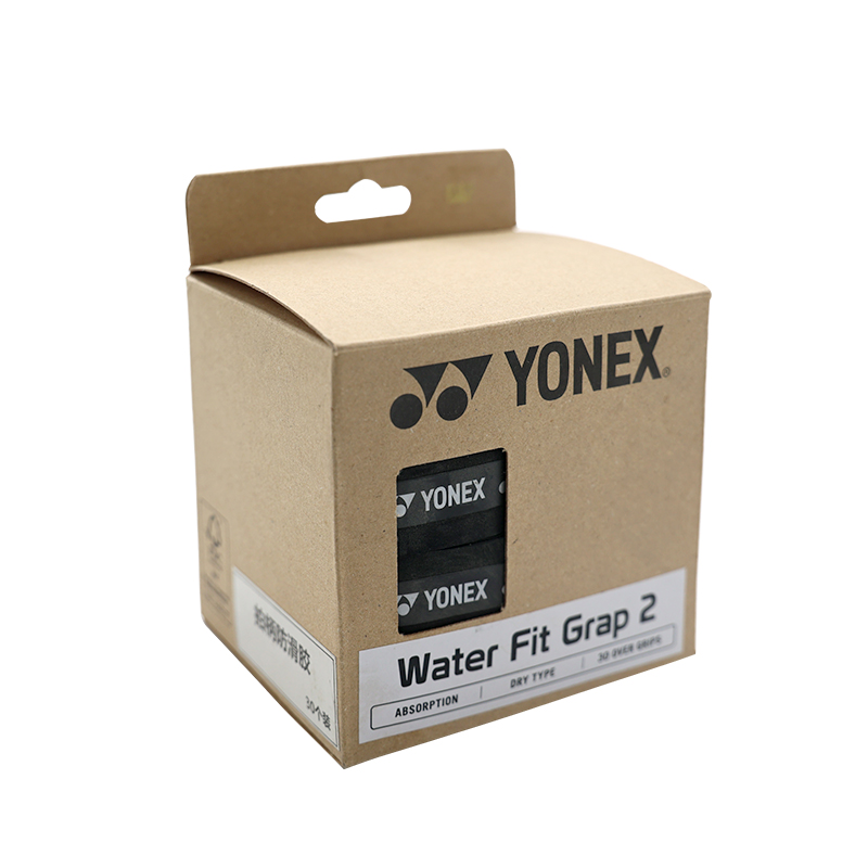 YONEX Badminton Grip Tapes Black/White Polyurethane, Polyester Thin 30 Pack