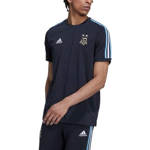Adidas Argentina Soccer Jerseys Men’s Black Thin Straight Fit