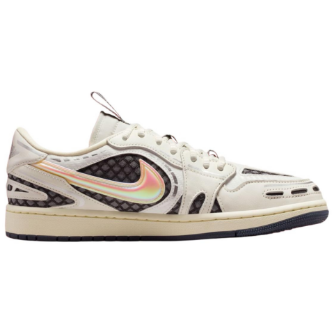 Jordan Air Jordan 1 Low top Vintage Basketball Shoes Women’s White Gray