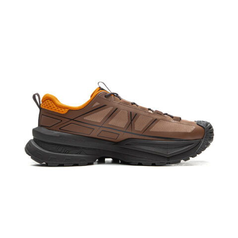 Li Ning Outdoor CF Tracing, Xingchuan SE Sports Low top Hiking Shoes Unisex Brown Ice Orange
