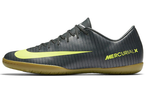 Nike IC/in Leather Cushioning Slip Resistant Abrasion Resistant Soccer Shoes Men’s Black Green