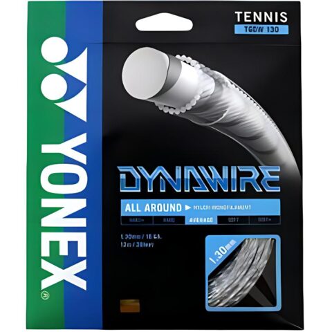 YONEX Tennis Racket Strings Nylon Unisex 12m White Silver