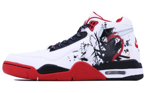 Nike Flight Legacy Swordsman SDS Cushioning Mid top Vintage Basketball Shoes Unisex White