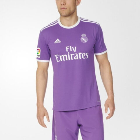 Adidas Real Madrid Soccer Jersey Men’s Purple