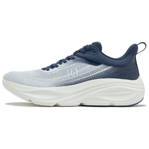 361° Cushioning, Wear Resistant Low top Casual Running Shoes Men’s White Blue