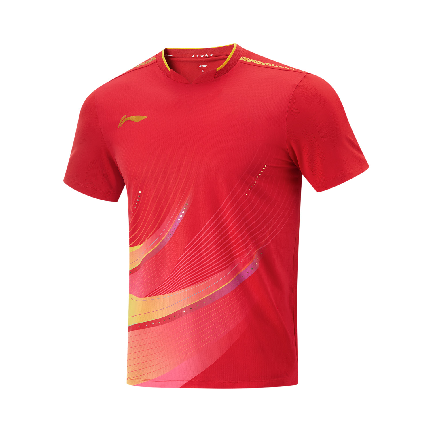 LiNing T-Shirt Men’s Crimson Cherry