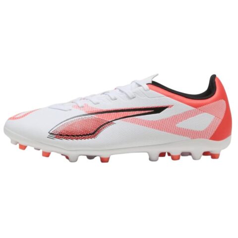 PUMA Ultra 5 Play Abrasion Resistant Soccer Shoes Men’s White Red