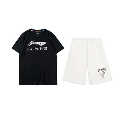 Li Ning Casual Sportswear Unisex Black+White