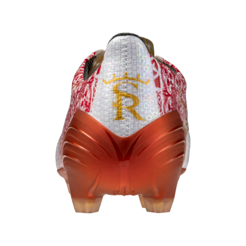 Mizuno Slip Resistant Abrasion Resistant Soccer Shoes Unisex White Red