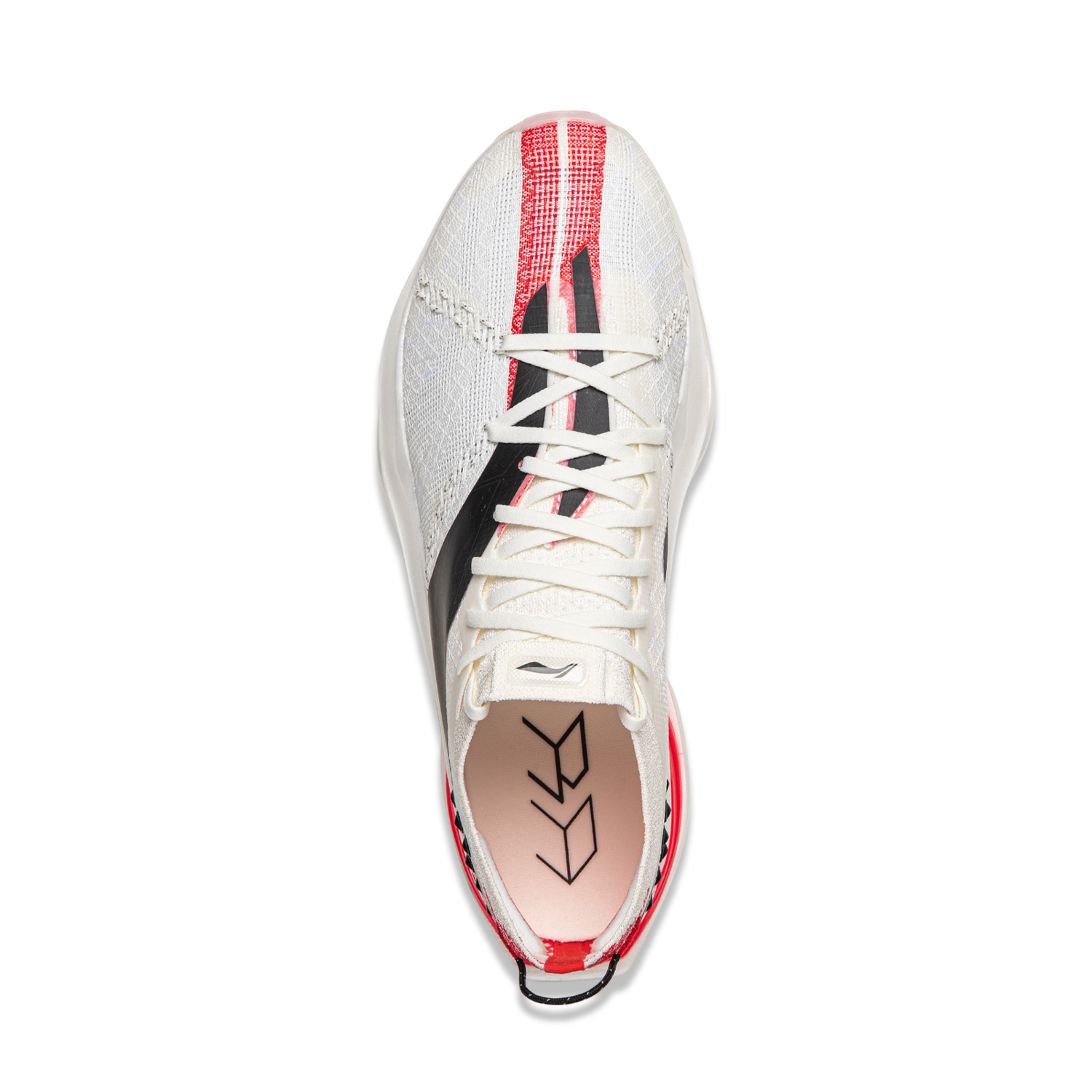 Li Ning Feidian 6 ULTRA Low top Carbon Plate Running Shoes Unisex Champagne White