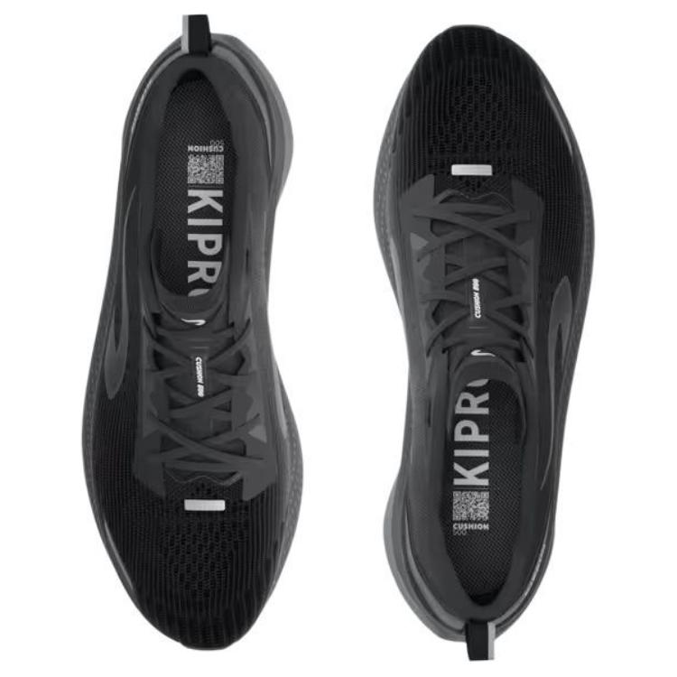 DECATHLON Cushioning Slip Resistant Breathable Low top Casual Running Shoes Men’s Black