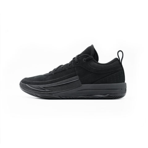Anta Cushioning, Wear Resistant Low top Basketball Shoes Men's Basic Black