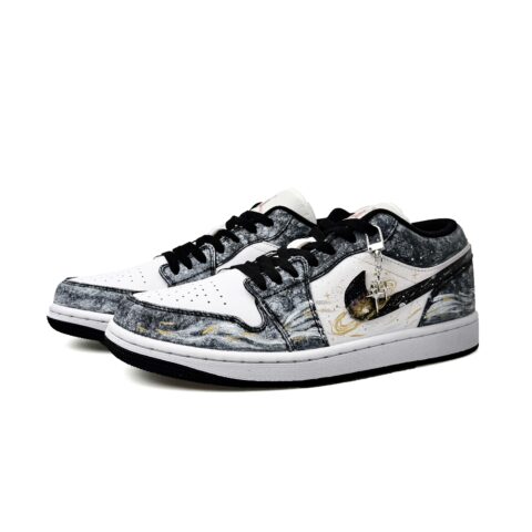 Jordan Air Jordan 1 Shopping Bag, Starry Sea Wander, Spring Summer Ambient, Preppy Style Low top
