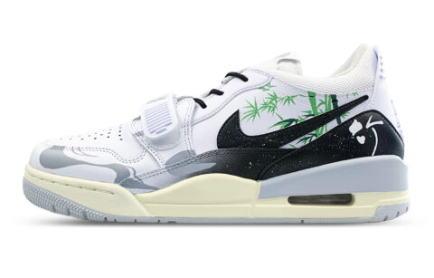 Jordan Legacy 312 Slip Resistant Abrasion Resistant Low top Vintage Basketball Shoes Men’s Black White Gray