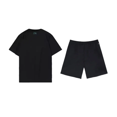 Li Ning Casual Sportswear Unisex Black Pine Gray+Black