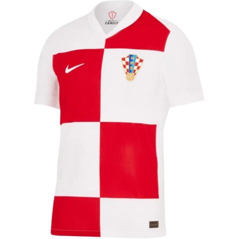 Nike Croatia 2024/25 Match Home Soccer Jersey Men's White/University Red