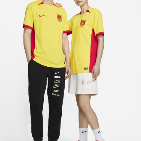 Nike Soccer Jerseys Unisex Oupiter Yellow/Challenge Red/Challenge Red Moderate