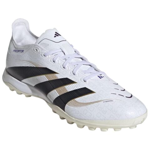 Adidas PREDATOR LEAGUE Slip Resistant Abrasion Resistant Soccer Shoes Unisex White Black