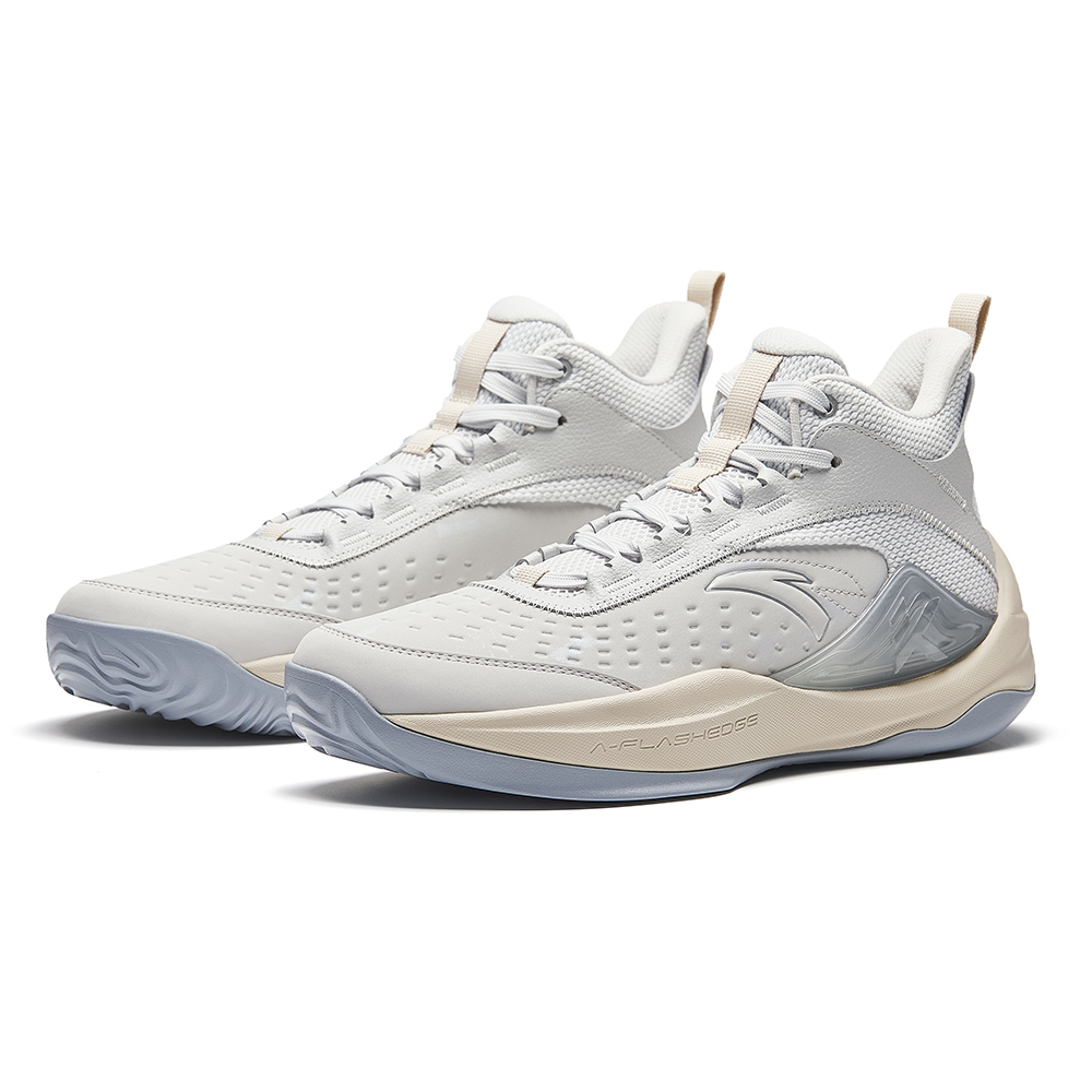 Anta Mountain 2.5 Lite Cushioning Slip Resistant Abrasion Resistant High top Basketball Shoes Men’s Gray