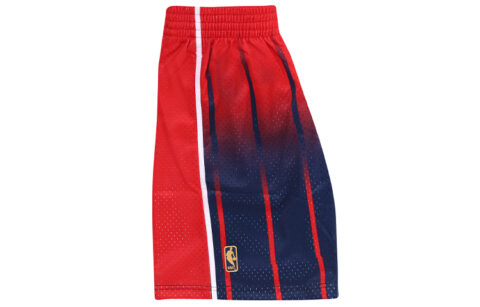 Mitchell Ness Basketball Shorts Men’s Red Navy Cyan