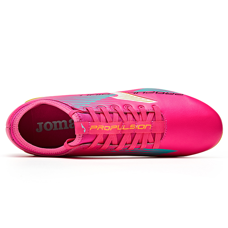 Joma MG Multi Ground Synthetic Leather Soccer Shoes Men’s Pink Blue