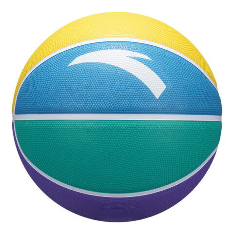 Anta China Mainland Version Rubber Basketball Blue Green Purple Yellow Multicolor Size 5 7 Size Training Unisex