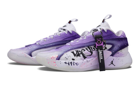 Jordan Luka 2 Aurora Fighter Cushioning, Wear Resistant Low top Basketball Shoes Men’s Purple