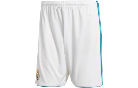 Adidas Real Madrid Soccer Bottom Men's White/Vibrant Cyan