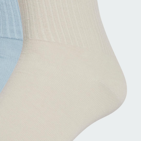 Adidas Originals Premium Essentials Ankle Socks Unisex 2 Pack Blue/Bauxite Brown