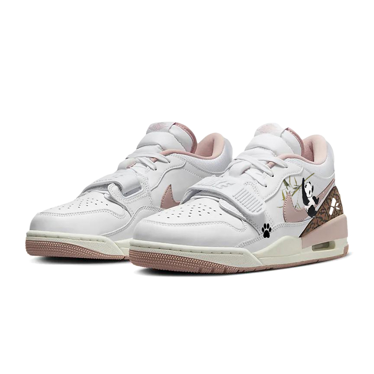Jordan Legacy 312 Vintage Basketball Shoes Women’s Low Top Pink/White