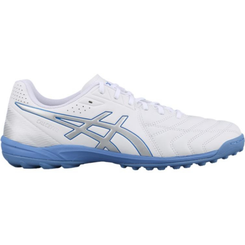ASICS Calcetto Abrasion Resistant Soccer Shoes Men’s White Blue