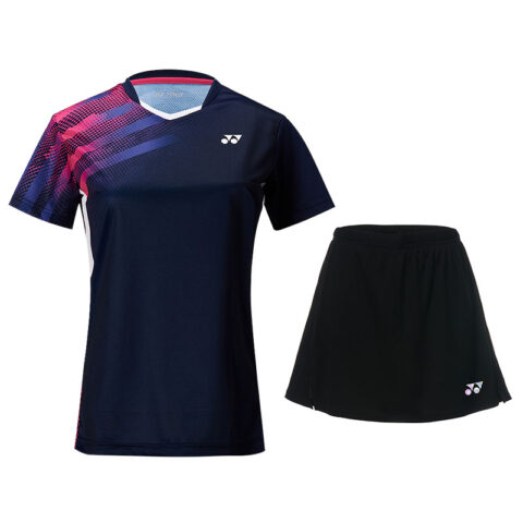 YONEX Badminton Jerseys Women’s V Neck Moderate