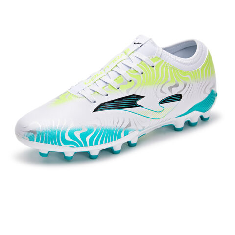 Joma Evolution Speed Type MG Multi Ground Synthetic Leather Soccer Shoes Men’s White