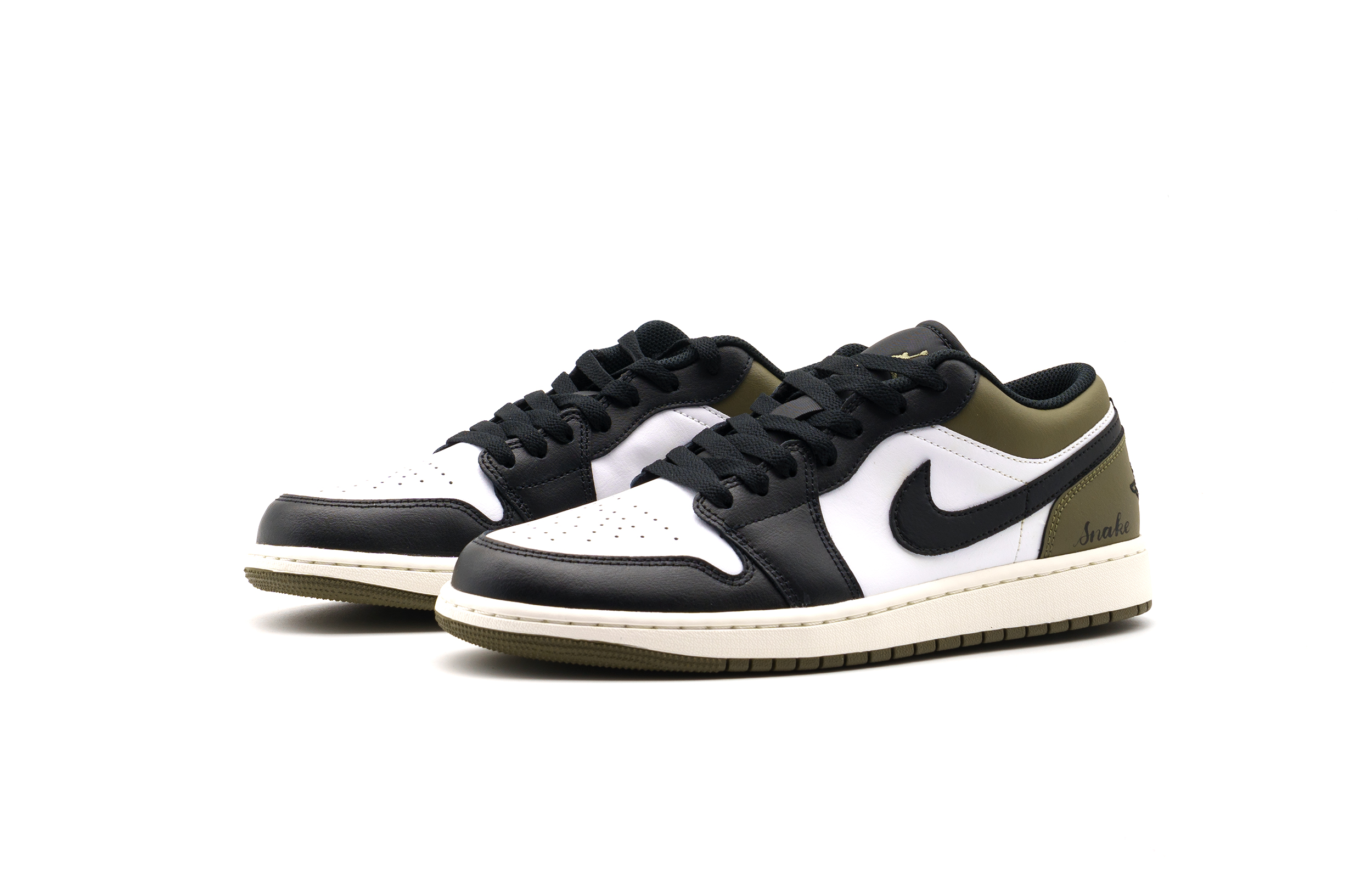 Jordan Air Jordan 1 Vintage Basketball Shoes Unisex Low Top White