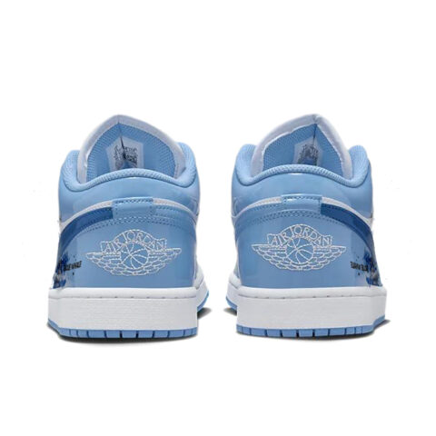 Jordan Air Jordan 1 Vintage Basketball Shoes Unisex Low Top White/Blue