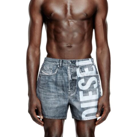 DIESEL Logo print Swim Shorts
