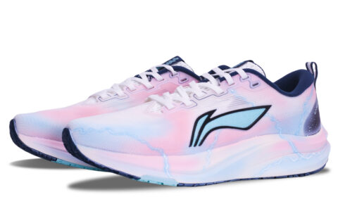 Li Ning Red Hare 8 Breathable And Wear resistant Low top Marathon Running Shoes Men’s Pink