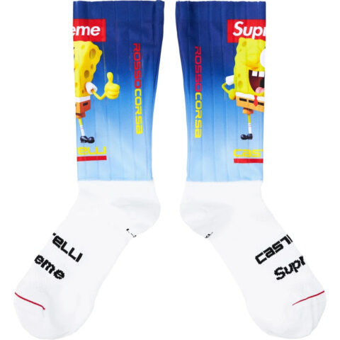 Supreme Sponge Baby, Collaboration Cycling Socks Unisex