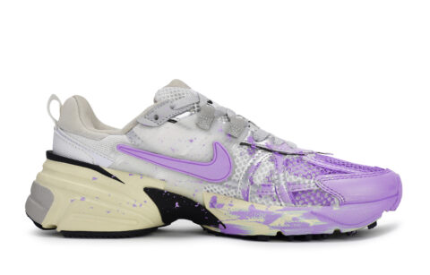 Nike V2K Run Slip Resistant Abrasion Resistant Low top Running Shoes Women’s Silver Purple