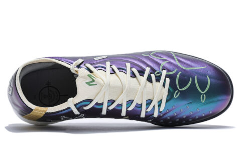 KELME Master 2.0 TF Turf Artificial Turf Cushioning, Wear Resistant Soccer Shoes Unisex Starry Sky Purple
